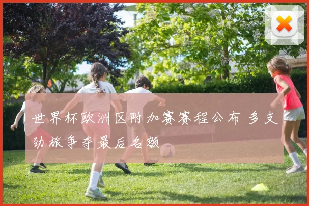 世界杯欧洲区附加赛赛程公布 多支劲旅争夺最后名额
