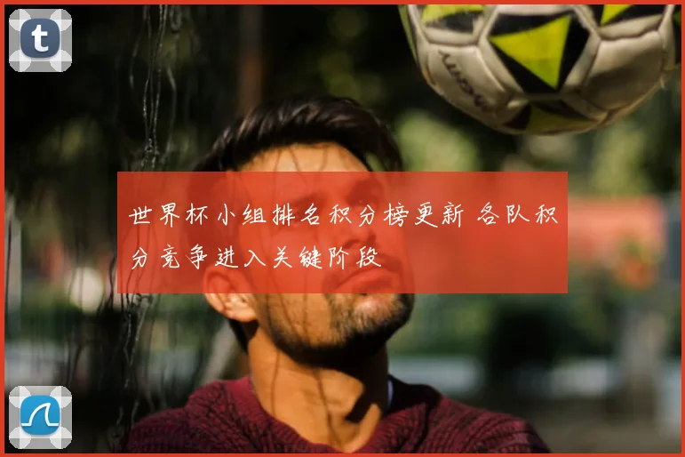 世界杯小组排名积分榜更新 各队积分竞争进入关键阶段